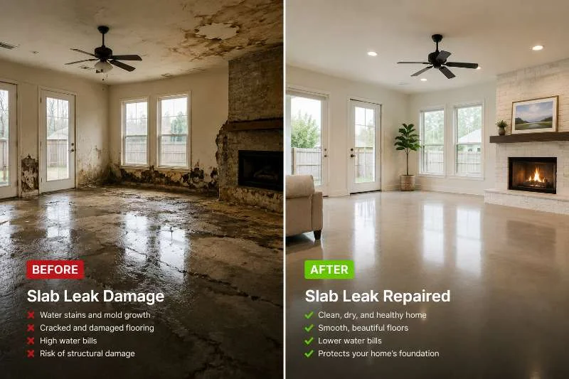 Benefits of slab leak repair